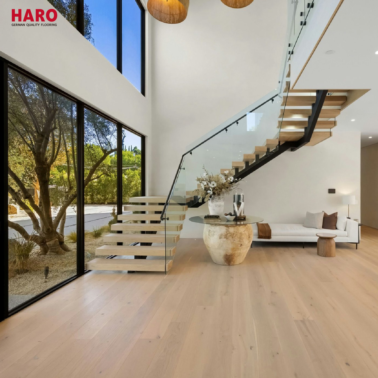 541854-HARO-複合實木地板-淺白橡木-Mkt刷紋-大廣場板