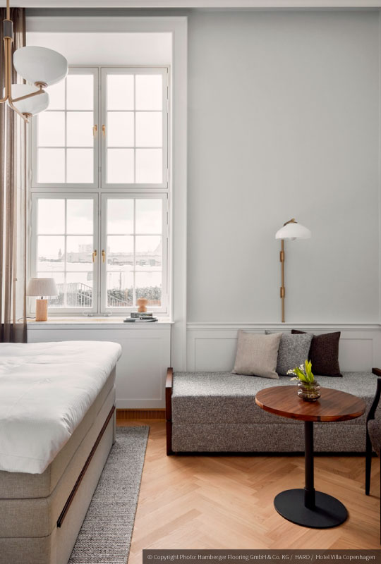 複合實木地板-丹麥哥本哈根別墅五星酒店-Allegro經典拼花