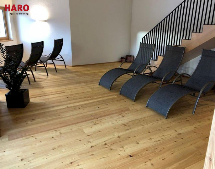 HARO漢諾木地板適合鋪設樓梯嗎？複合實木-超耐磨地板-直型樓梯